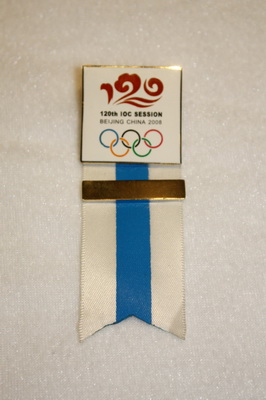 国际奥委会2008年年会胸章