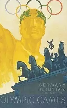 奥博藏品赏析｜ 1936年德国柏林奥林匹克运动会海报