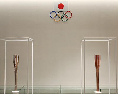 奥运会火炬开始在东京巡展